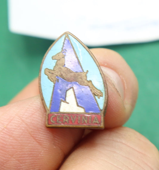 Vintage Distintivi Spilla Pin - Cervinia. Fratelli Lorioli