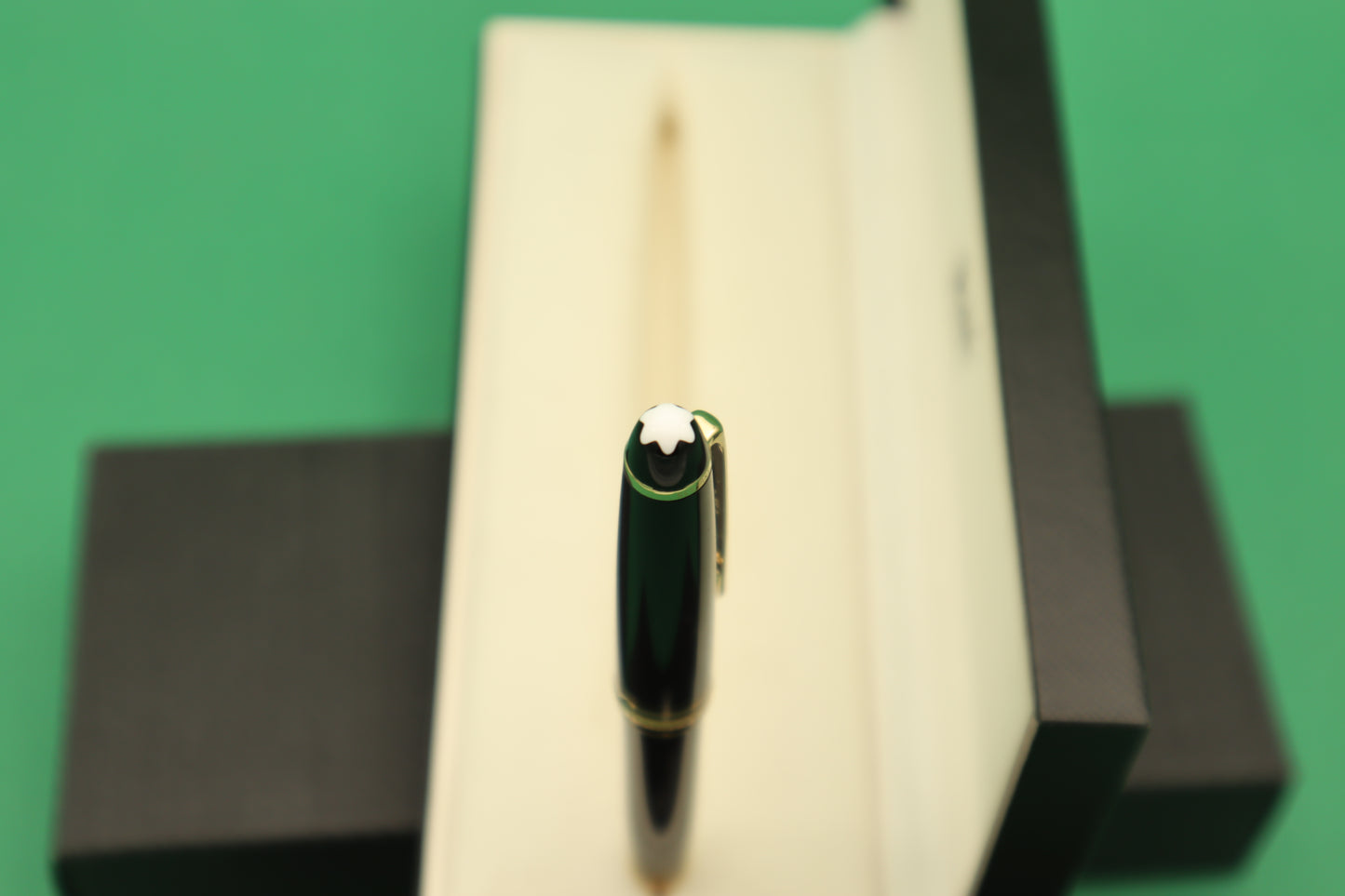 Montblanc Ballpoint PENNA A SFERA MEISTERSTÜCK GOLD-COATED Black GOLD with box made in Germany