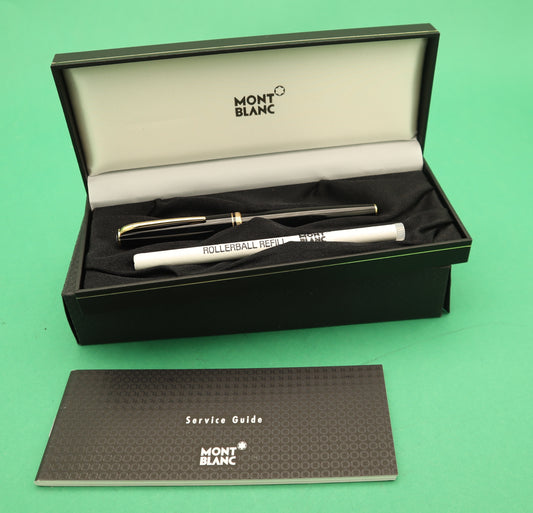 MontBlanc Meisterstuck Ballpoint Pen Black and Gold With box Made in Germany