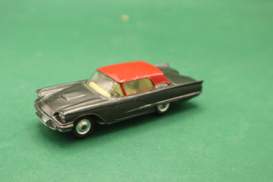 Vintage Corgi Toys 430 FORD THUNDERBIRD Rosso nero 1/43 Made in Great Britain