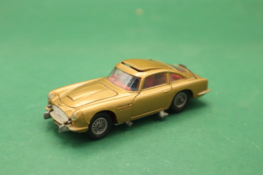 CORGI TOYS -261 - James Bond Aston Martin DB5 - Oro Made in ENGLAND-  1/43 Anni 60