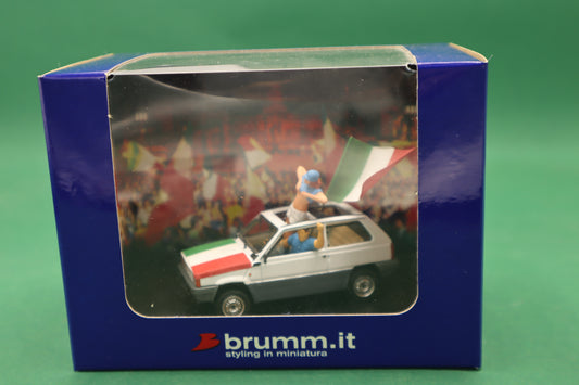 Ciampioni del mondo 2006 - FIAT PANDA 45 Tetto Apribile 1981 -Brumm.it SCATOLA ORIGINALE 1/43