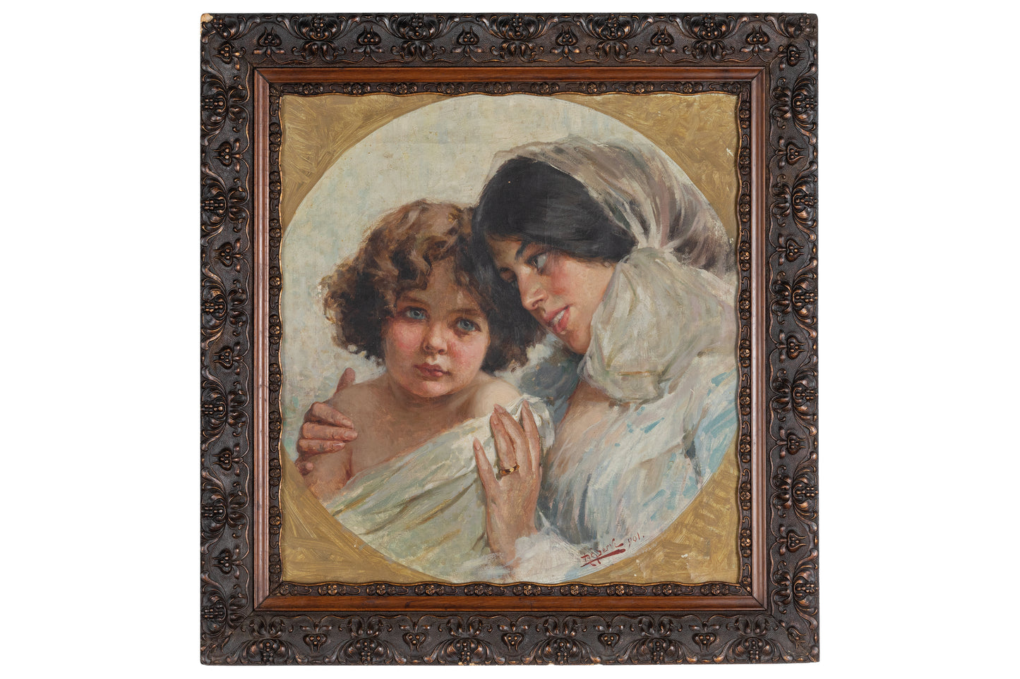 LUIGI DE SERVI Maternità 1901