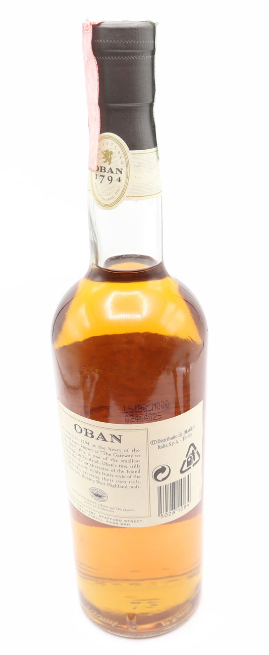 Oban single malt scotch 14 years whiskey