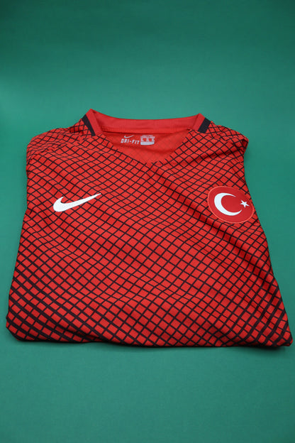 Maglia da calcio della nazionale turca da collezione Home Kit Nike taglia XL Euro 2016 Jersey